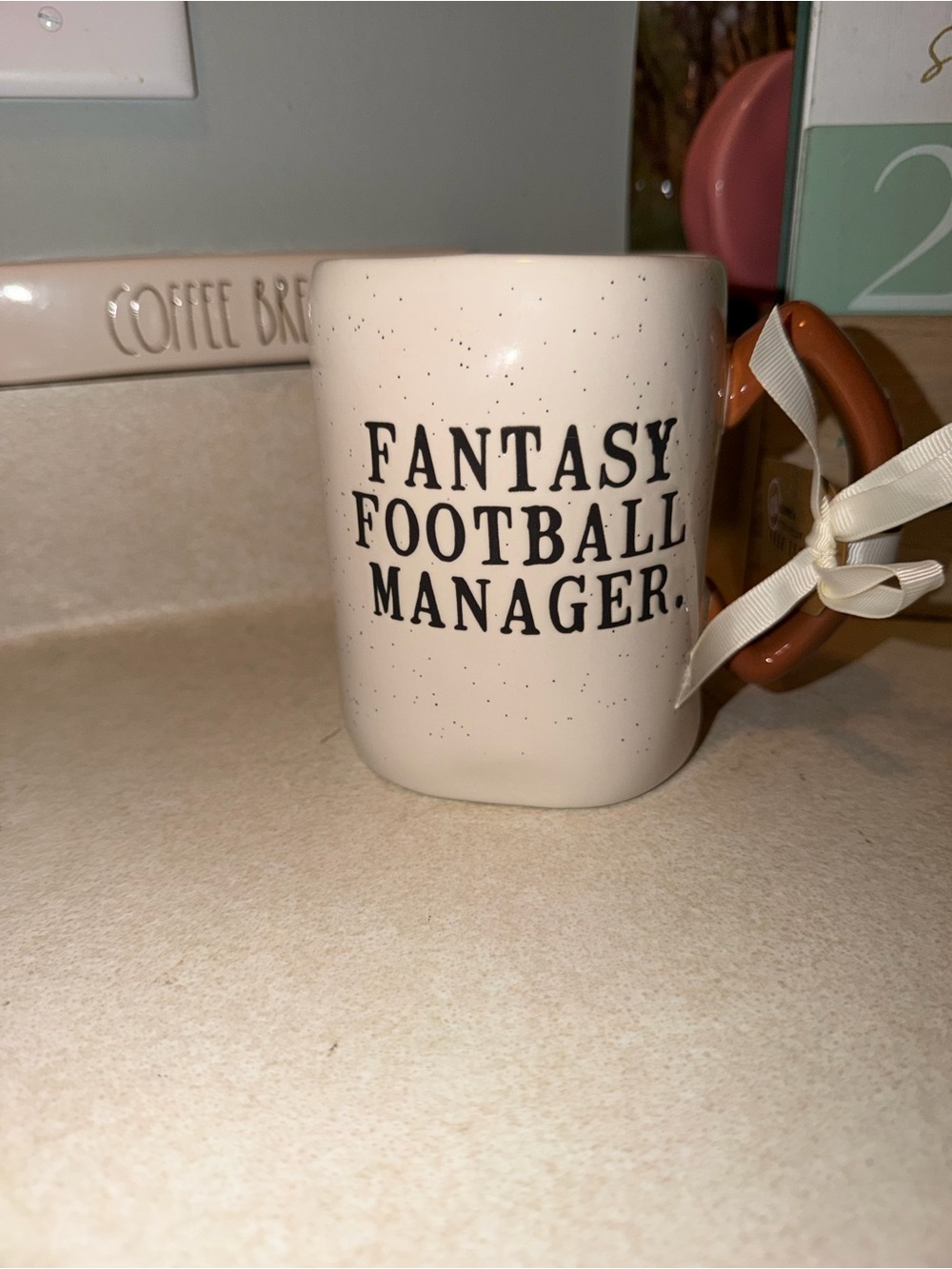 Rae dunn fantasy football manager mug